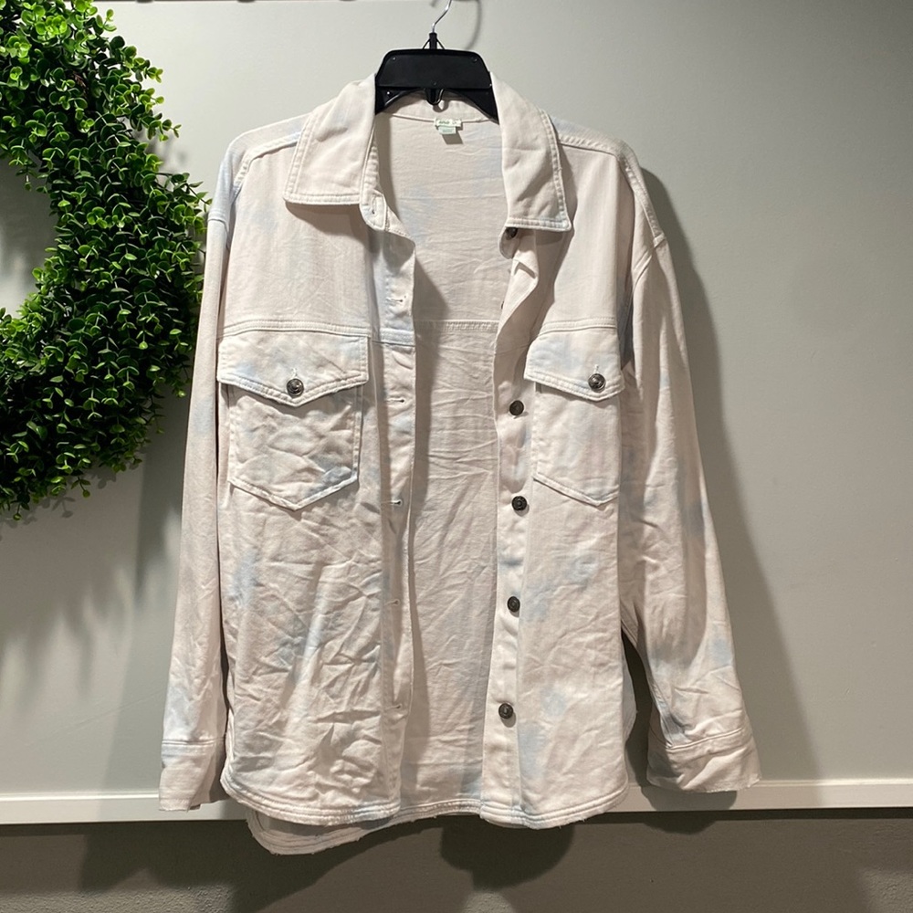 Aerie Bleach Dye Shacket